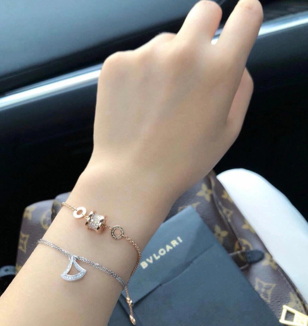 Bvlgari Mini Waist Full diamond bracelet