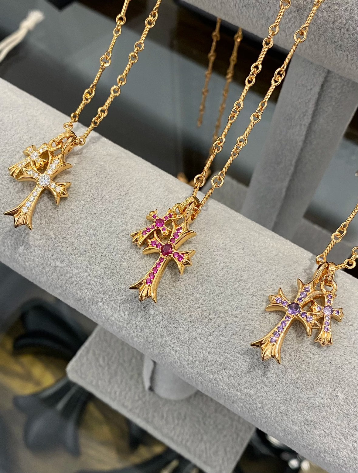 Chrome Hearts cross necklace collection