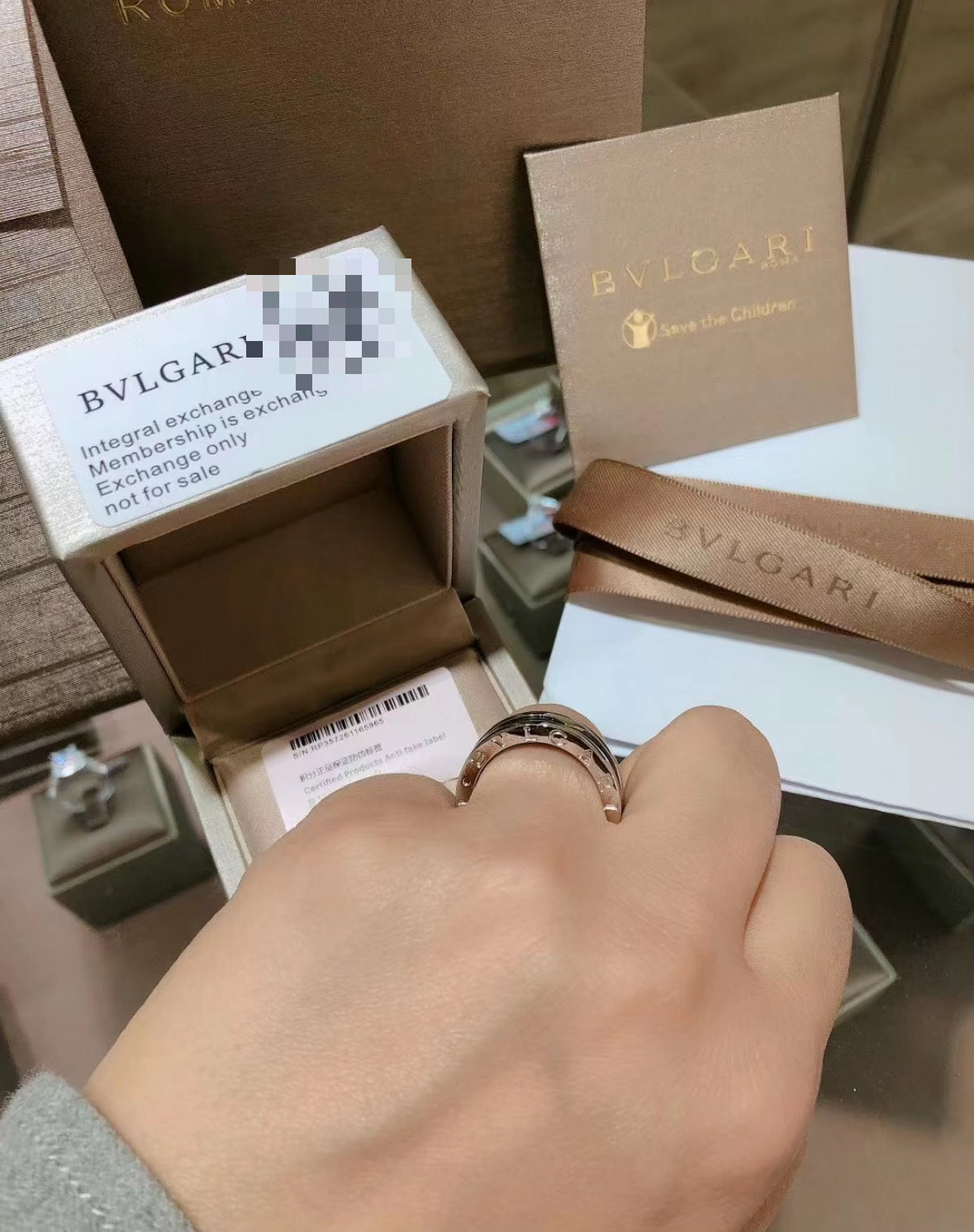 Bvlgari Little Red Man ring