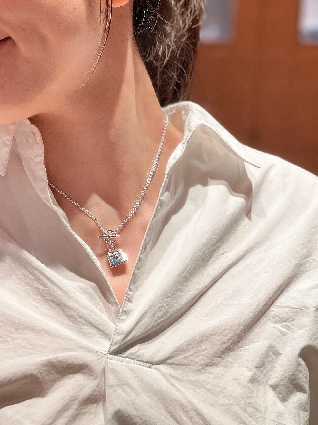 Hermes Kelly necklace