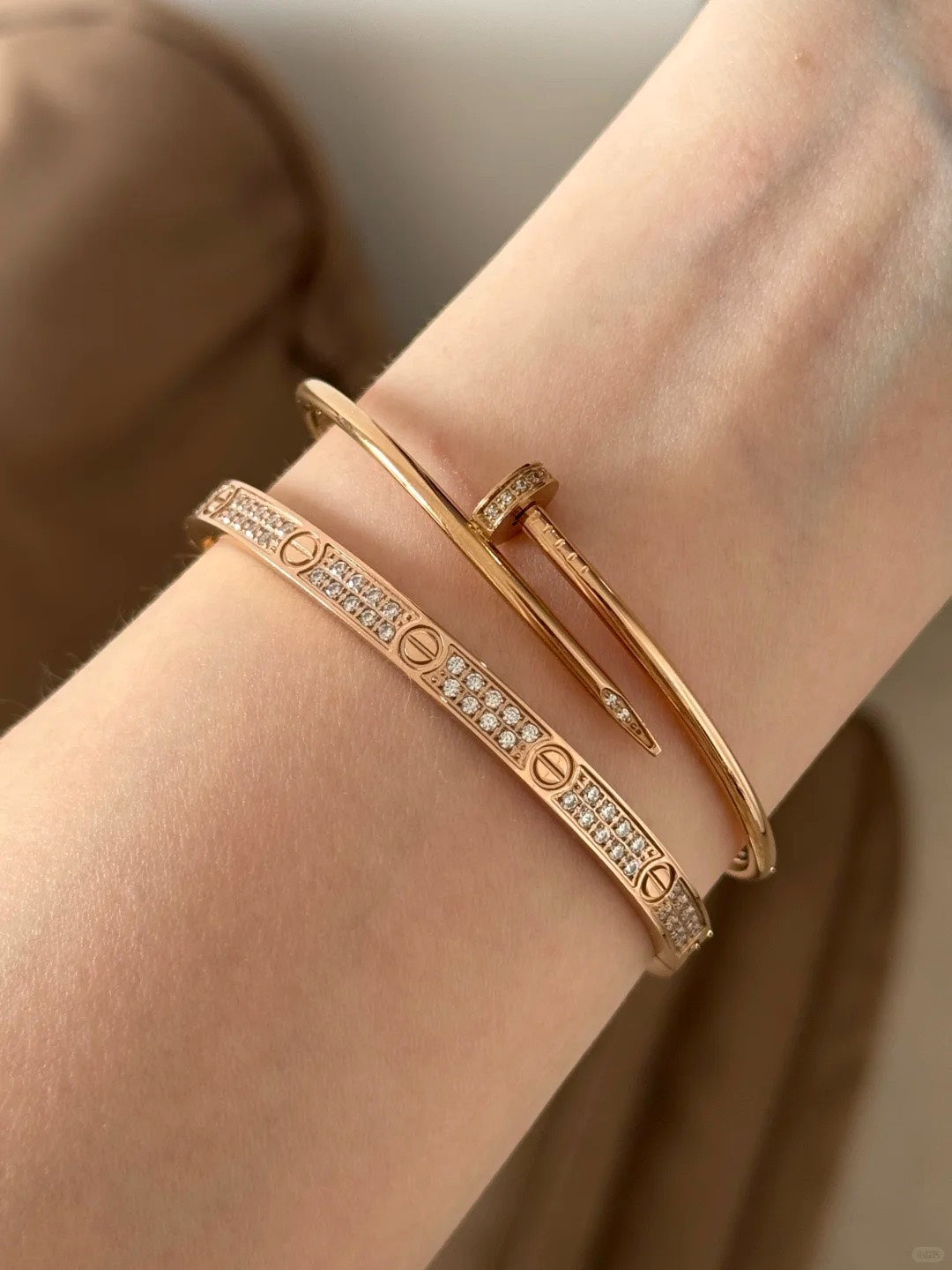 Cartier nail bracelet
