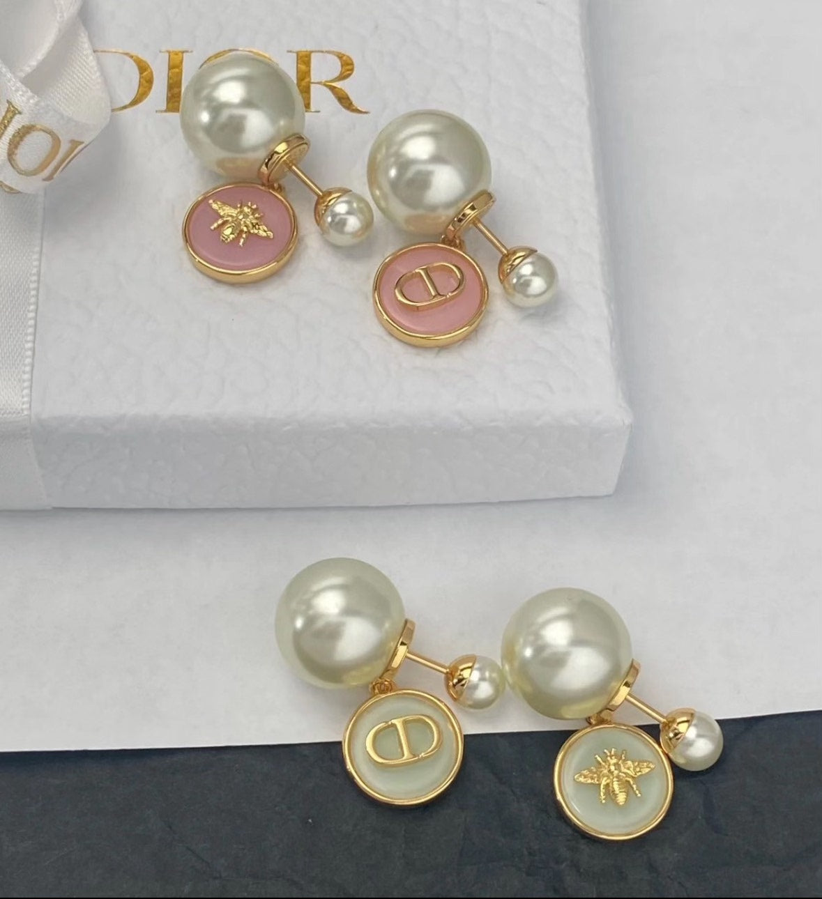 Dior macaron color necklace bracelet earrings collection