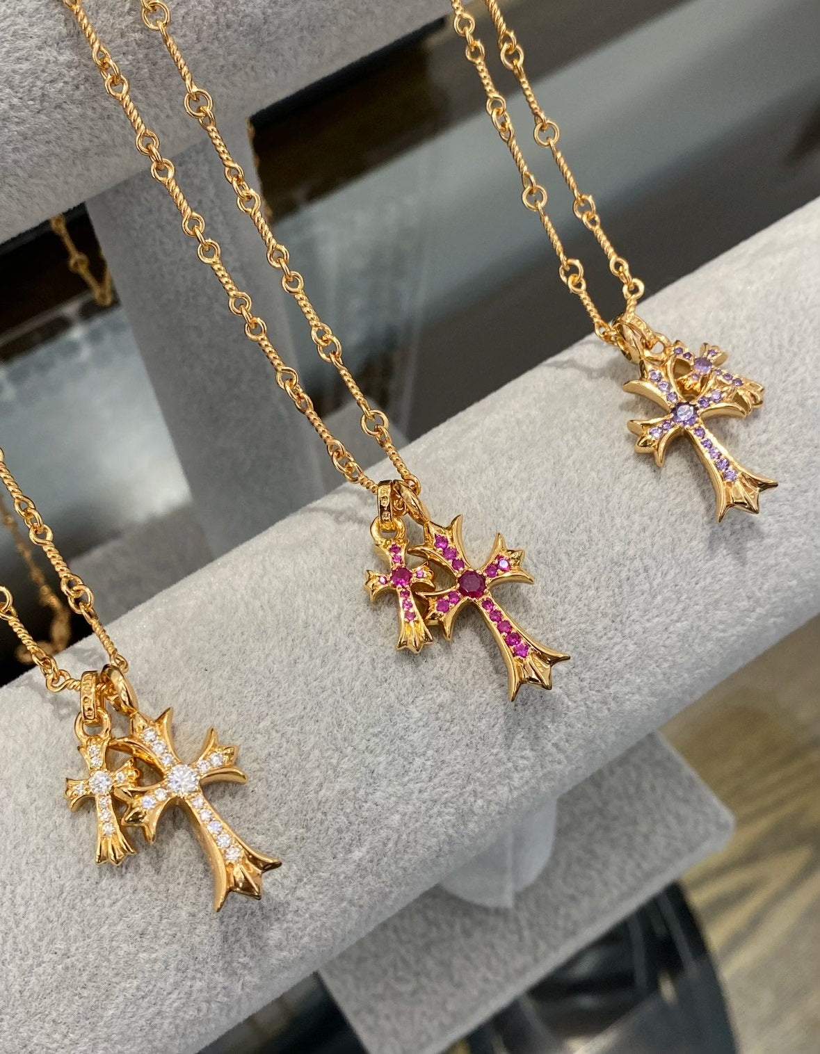 Chrome Hearts cross necklace collection