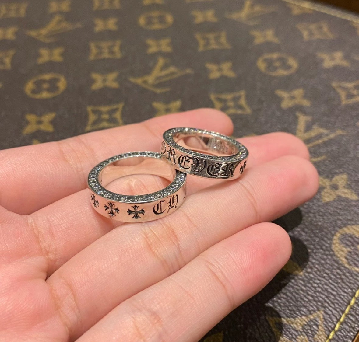 Chrome Hearts Forever ring