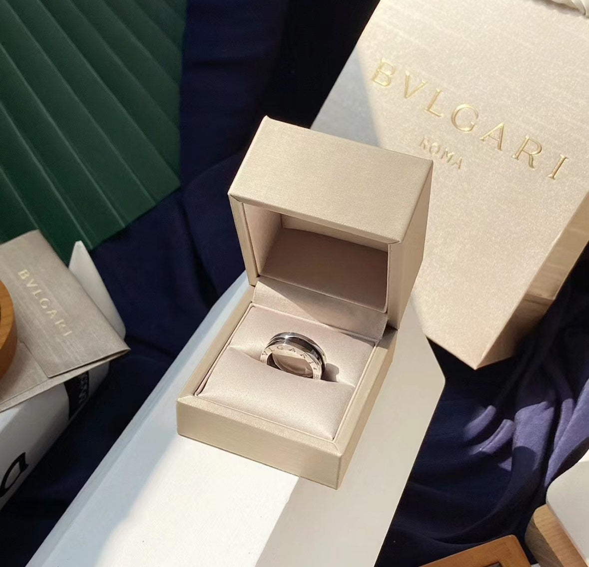 Bvlgari Little Red Man ring