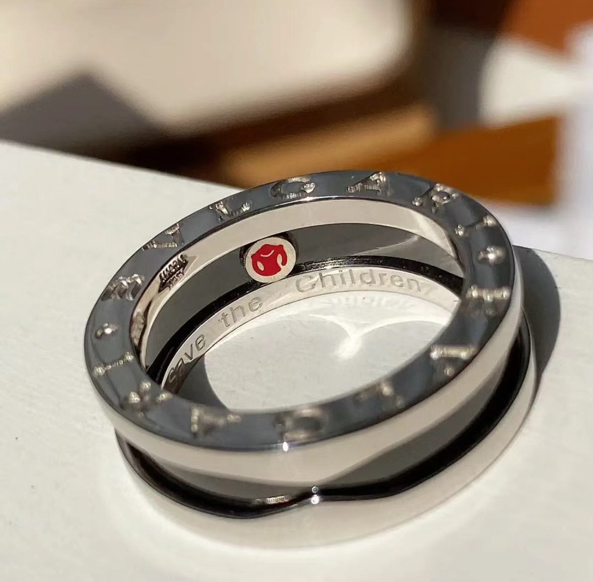 Bvlgari Little Red Man ring