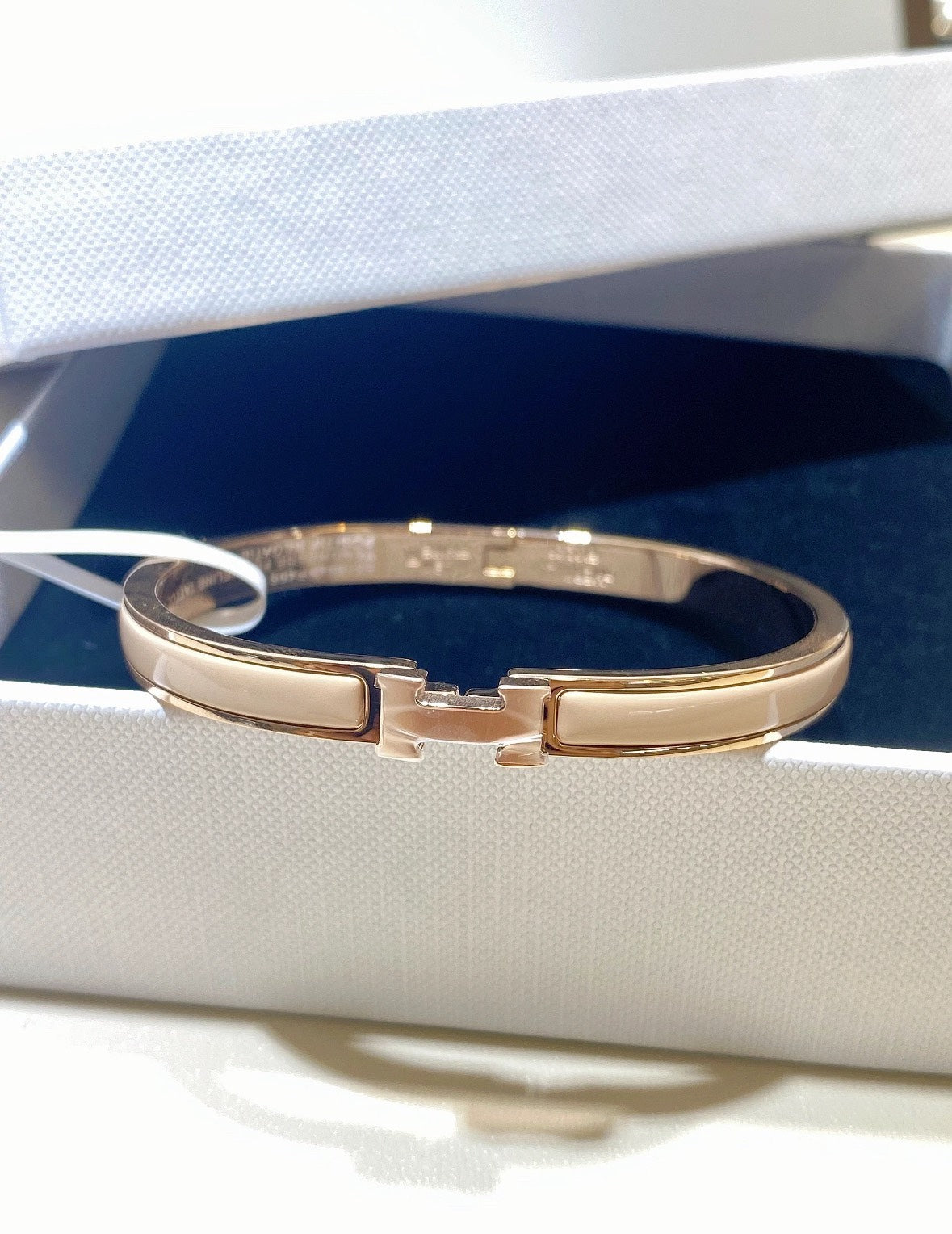 HermesH enamel bracelet