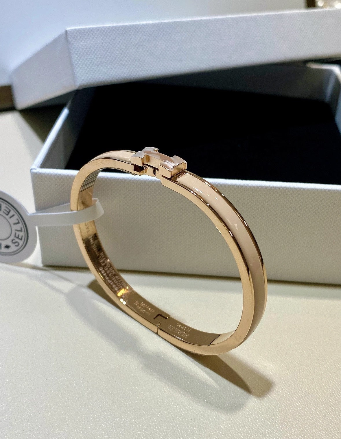 HermesH enamel bracelet