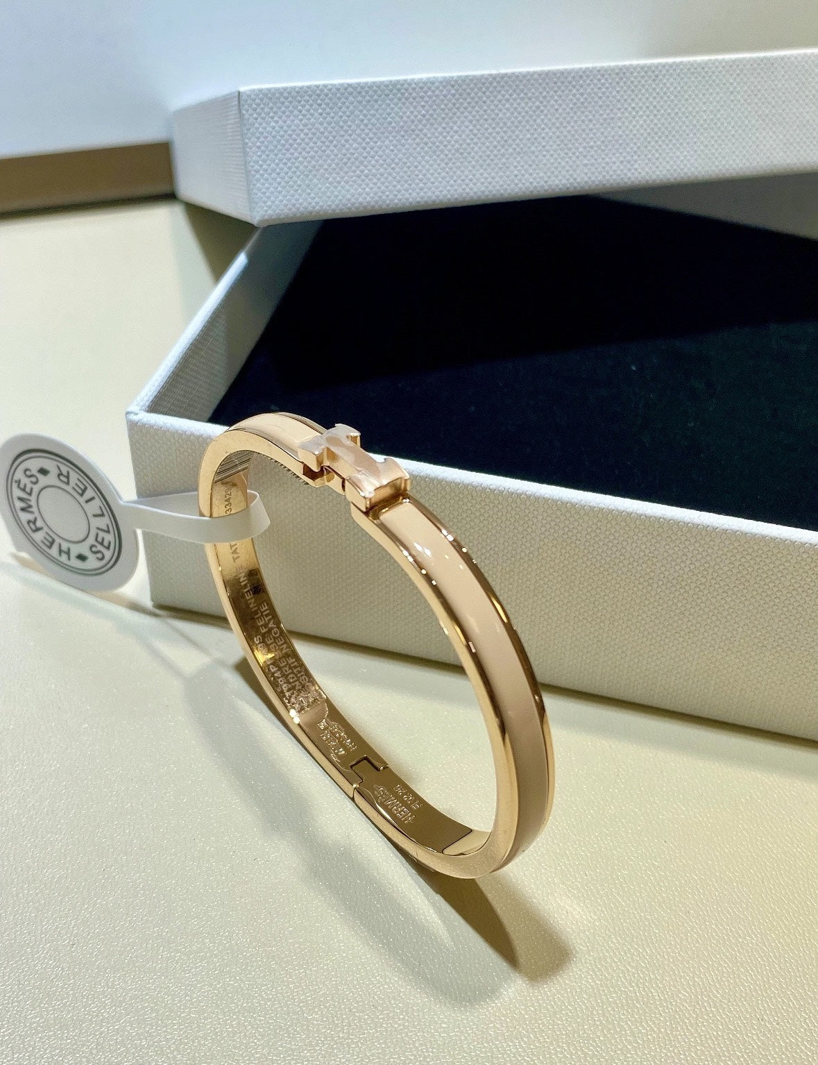 HermesH enamel bracelet