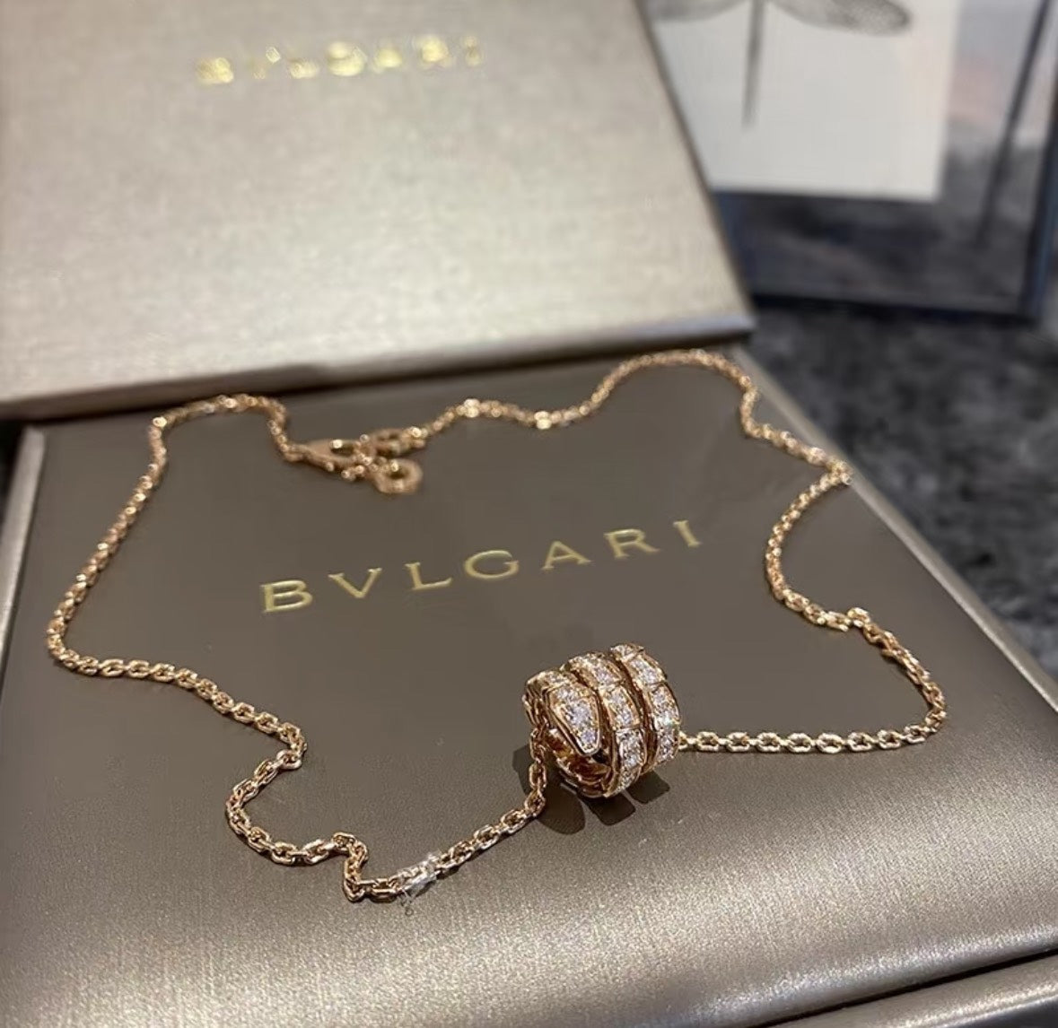 Bvlgari snake necklace