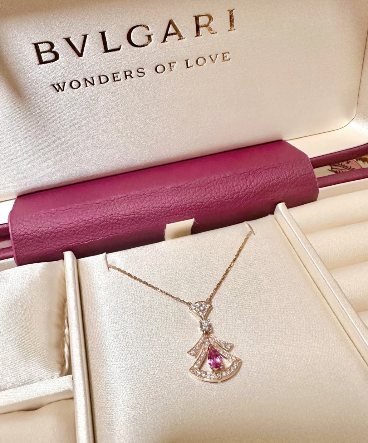 Bvlgari skirts and necklaces