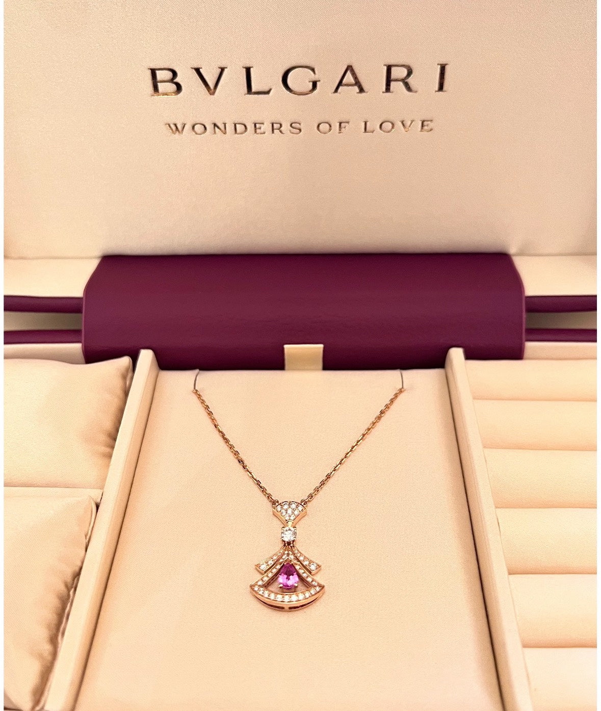 Bvlgari skirts and necklaces