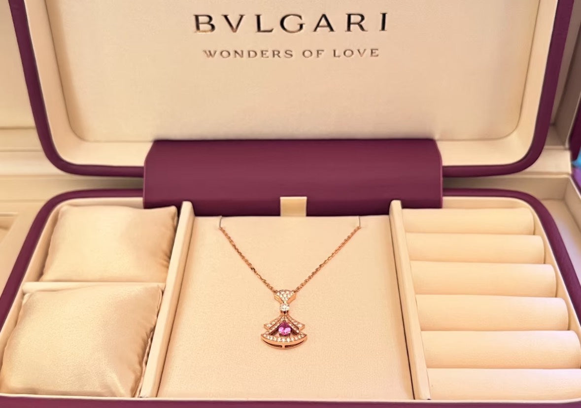 Bvlgari skirts and necklaces