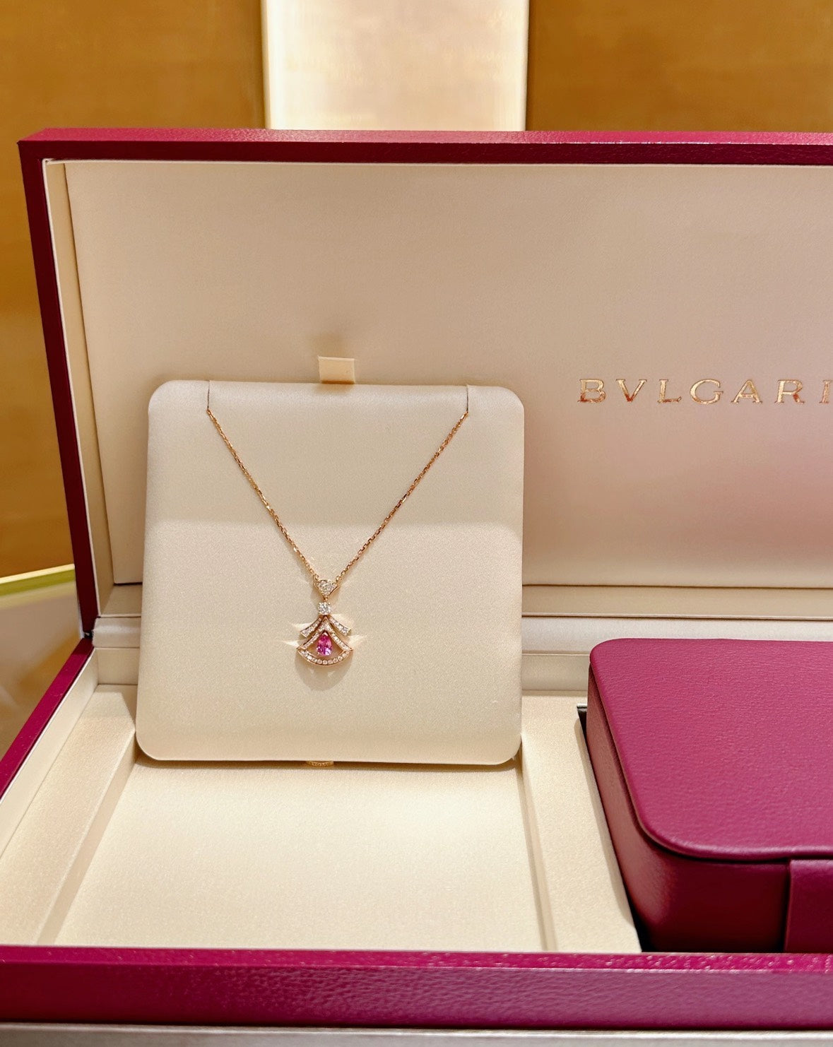 Bvlgari skirts and necklaces