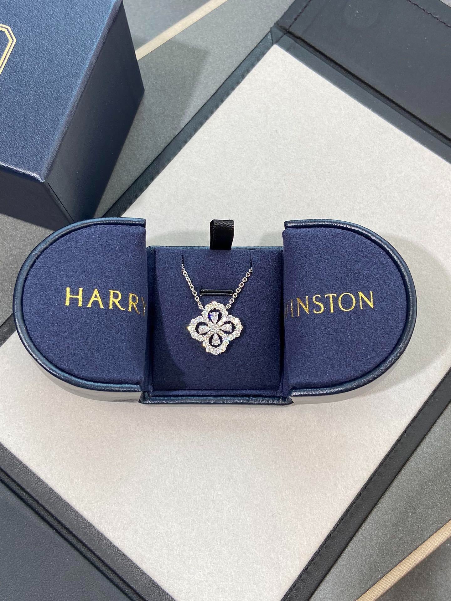 Harry Winston's four-leaf clover necklace