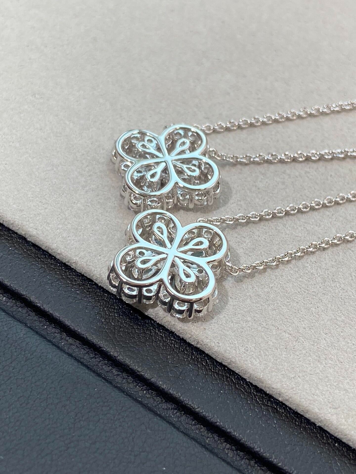 Harry Winston's four-leaf clover necklace