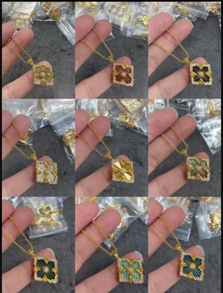 Buccellati Four-leaf Clover necklace collection