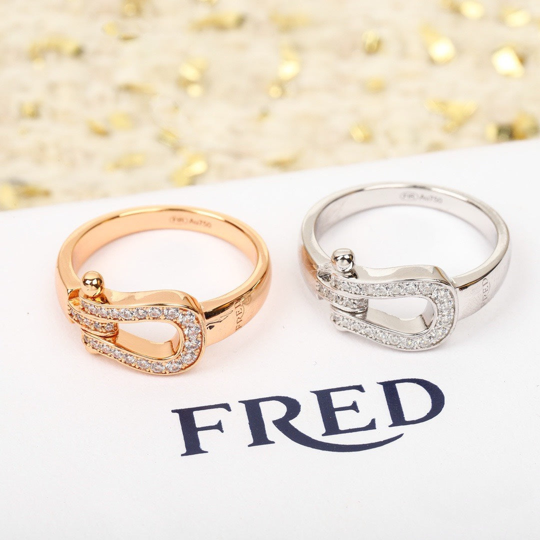 Fred's horseshoe ring collection