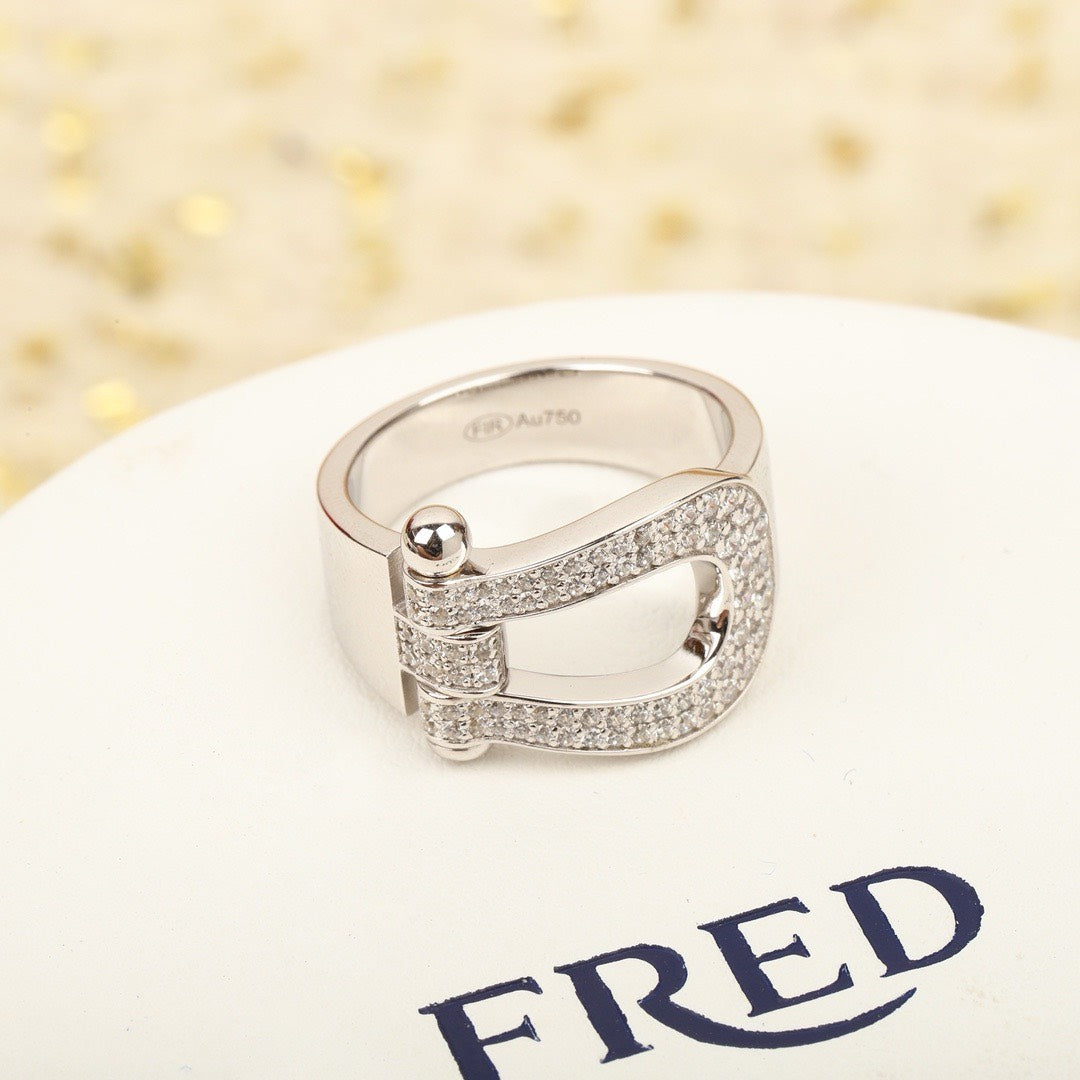 Fred's horseshoe ring collection