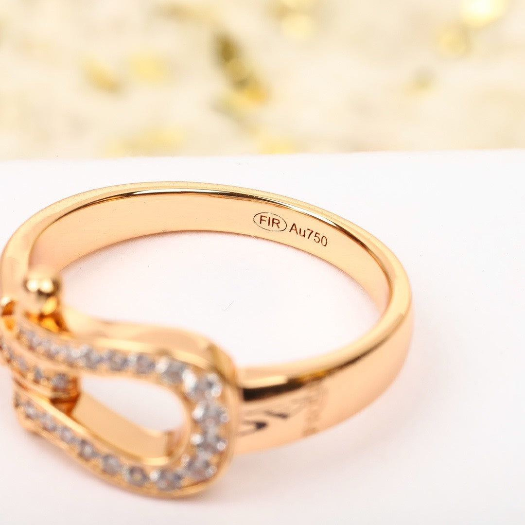 Fred's horseshoe ring collection