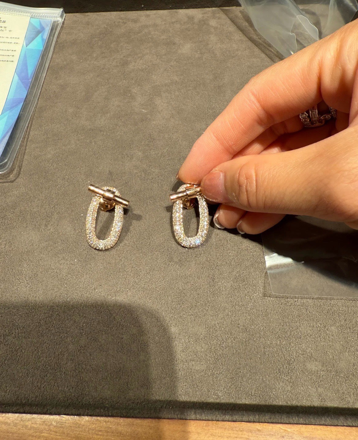 Hermes Pig Nose Earrings