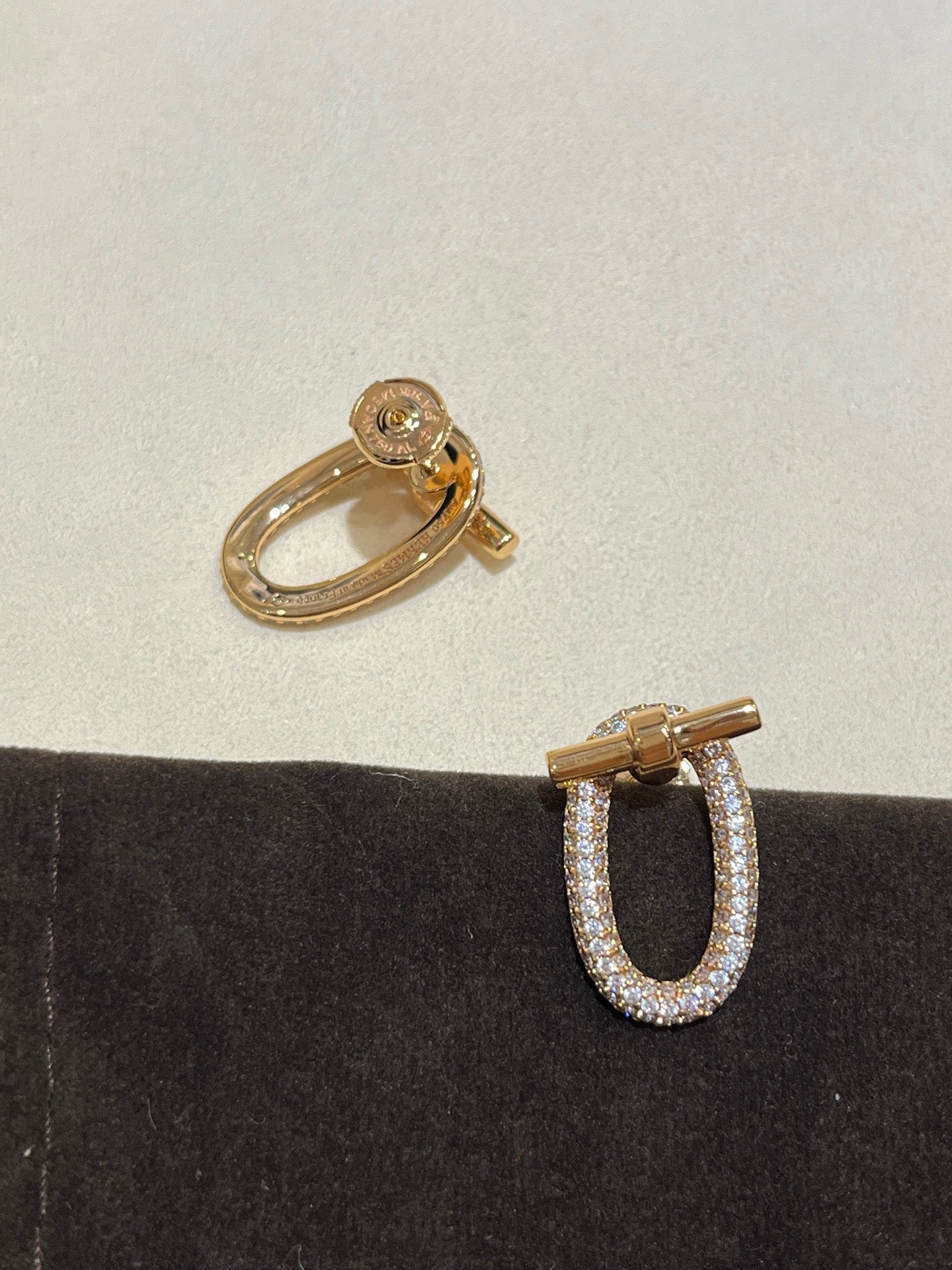 Hermes Pig Nose Earrings