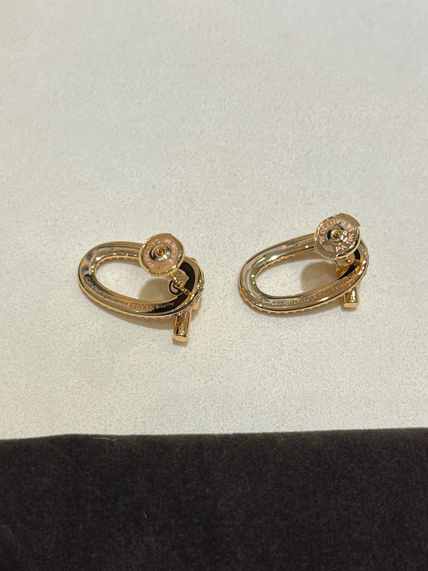 Hermes Pig Nose Earrings