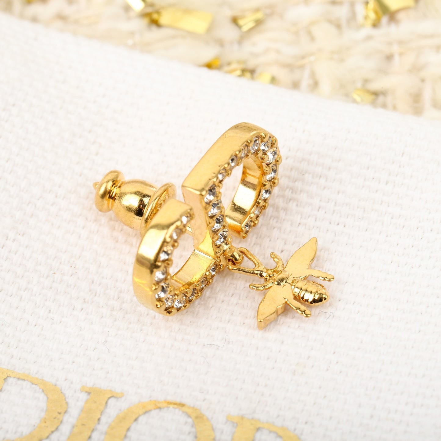 DiorCD Beehive earrings
