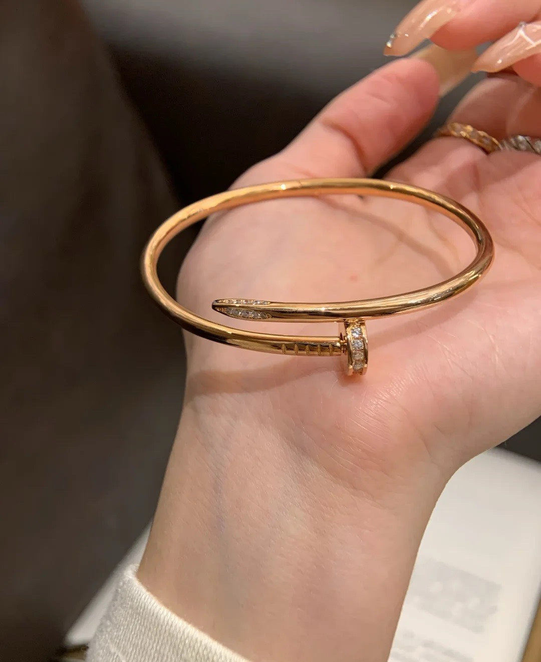 Cartier nail bracelet
