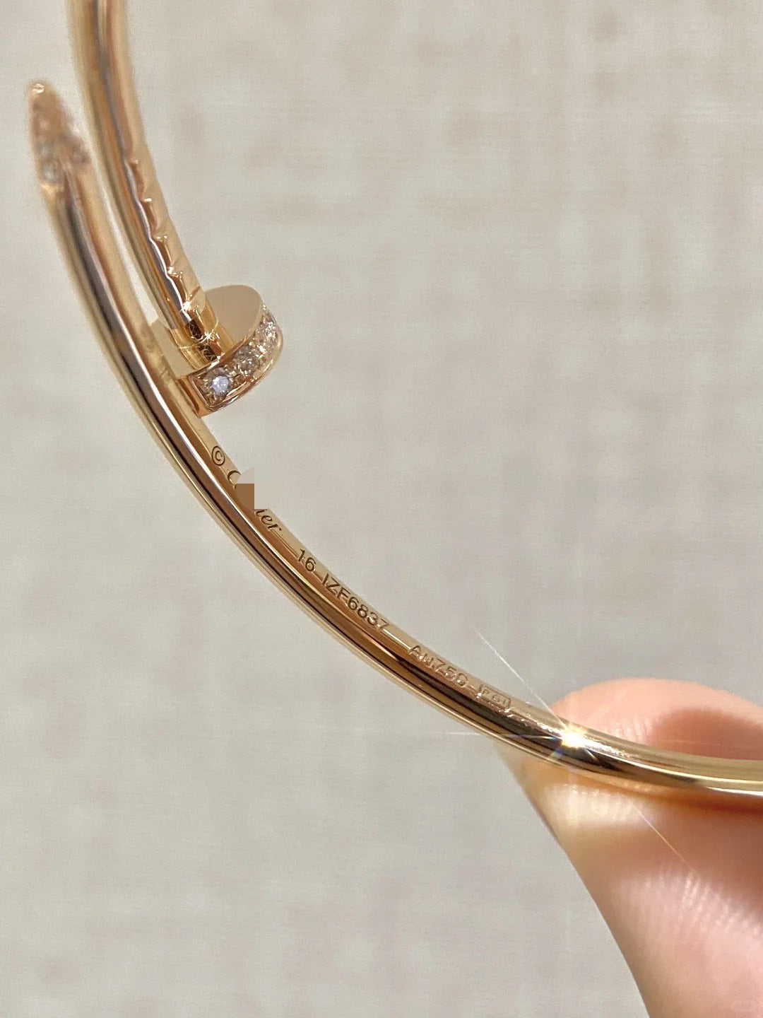 Cartier nail bracelet